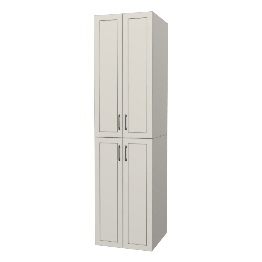 RTI Closets Basic Open Closet Unit - 24" Wide - Painted Fronts