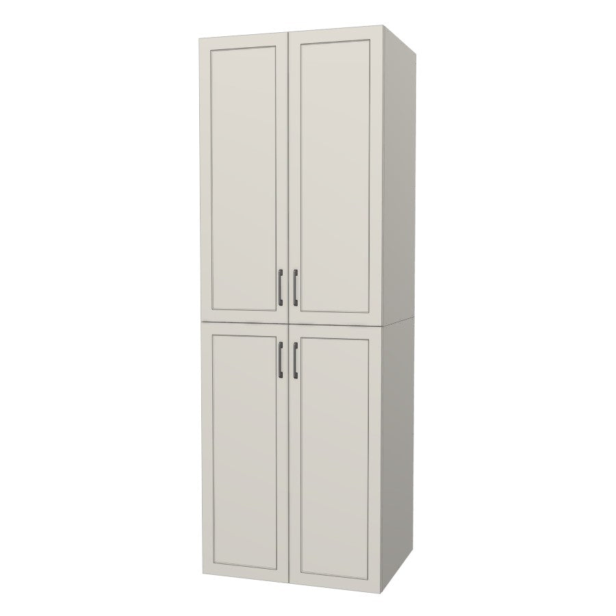 RTI Closets Basic Open Closet Unit - 32" Wide - Thermofoil Fronts