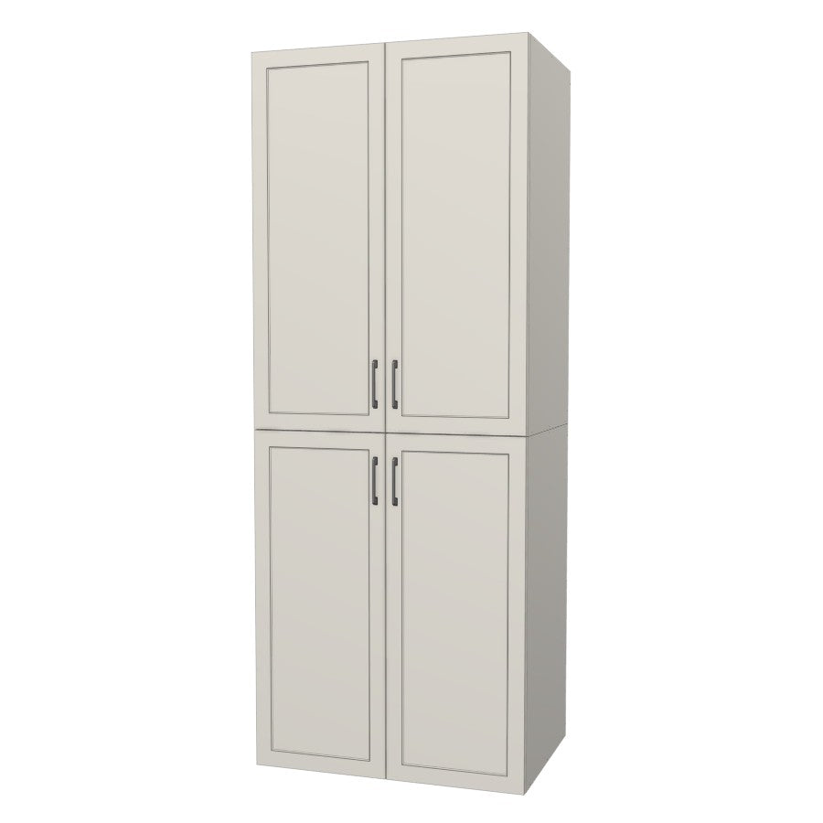 RTI Closets Basic Open Closet Unit - 36" Wide - Thermofoil Fronts