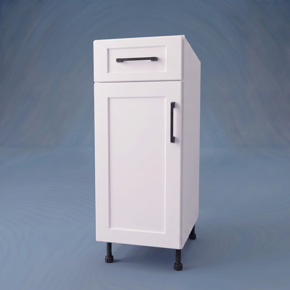 14" Wide Base Cabinet With Drawer On Top - Thermofoil Doors