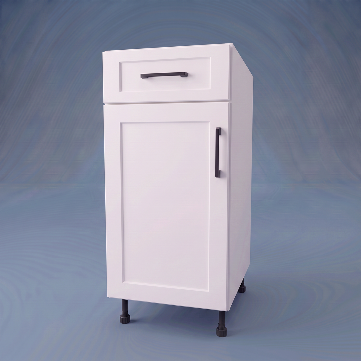 15" Wide Base Cabinet With Drawer On Top - Thermofoil Doors