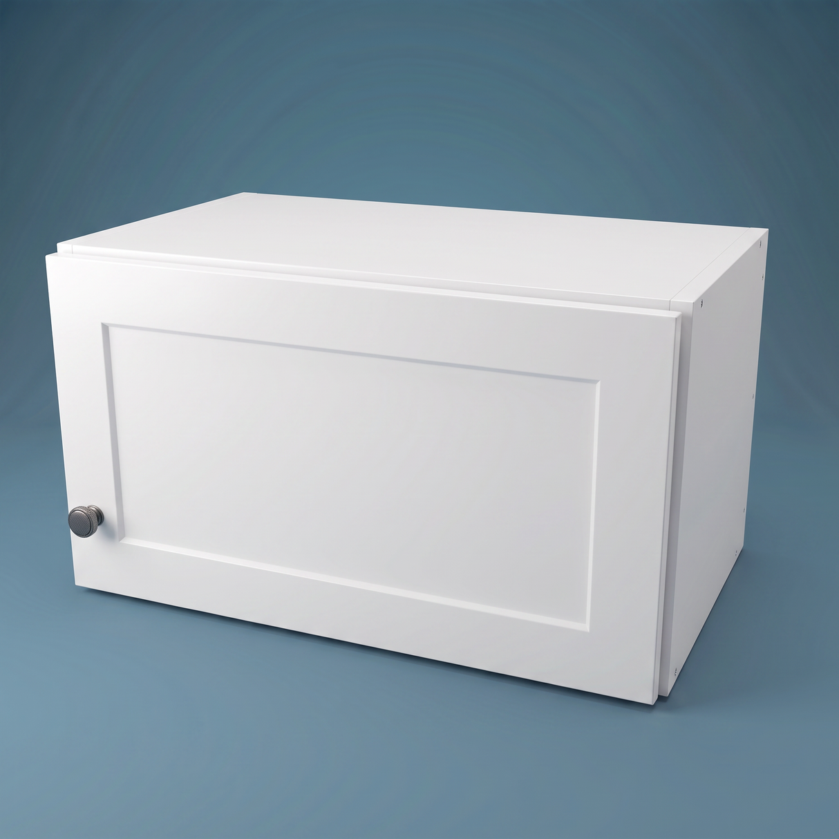21" Wide x 12" High Wall Cabinet - (White Melamine Cabinets - Thermofoil Doors)