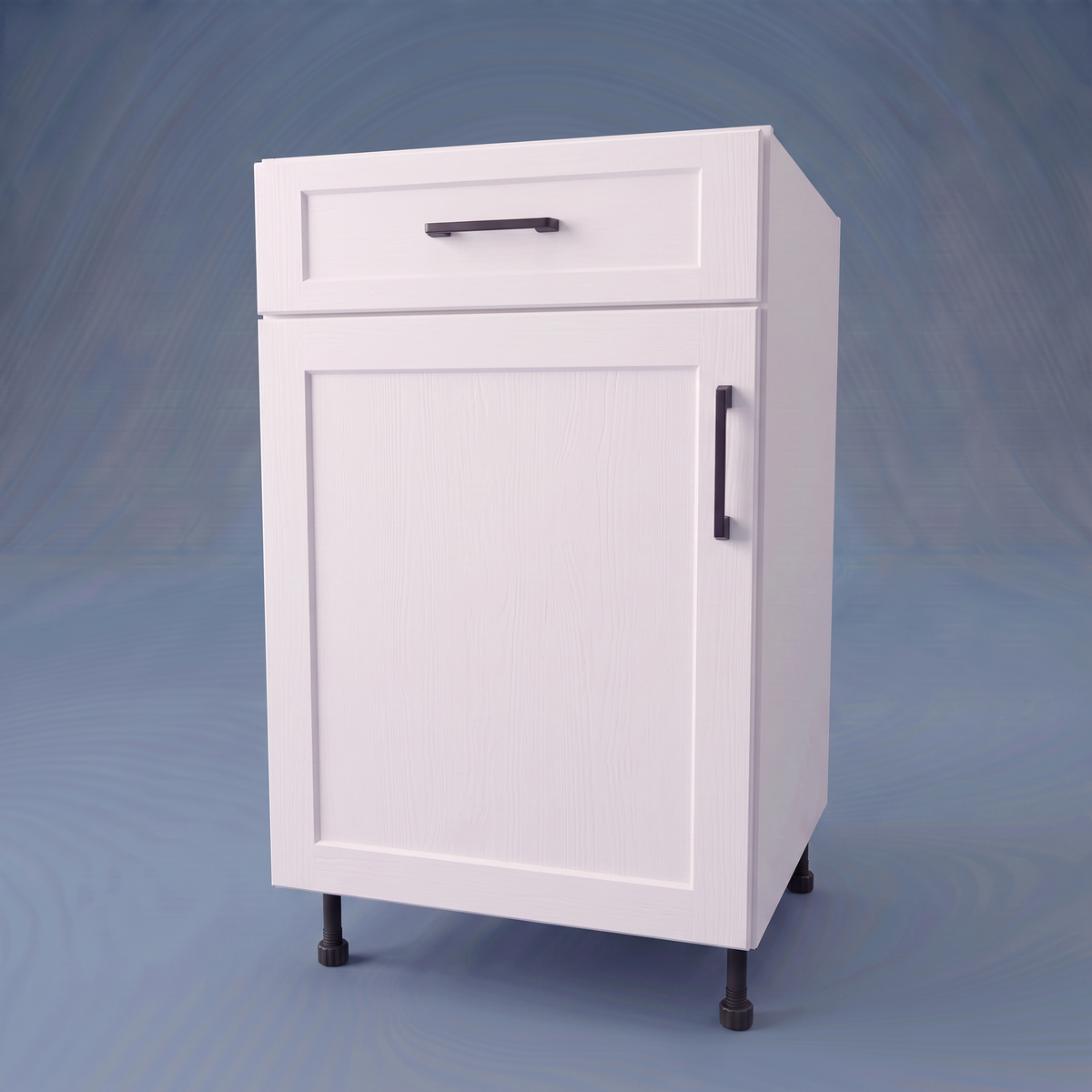 22" Wide Base Cabinet With Drawer On Top - Thermofoil Doors