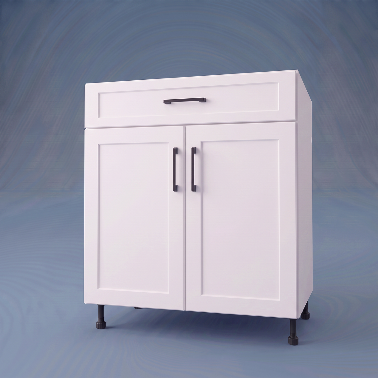 30" Wide Base Cabinet With Drawer On Top - Thermofoil Doors
