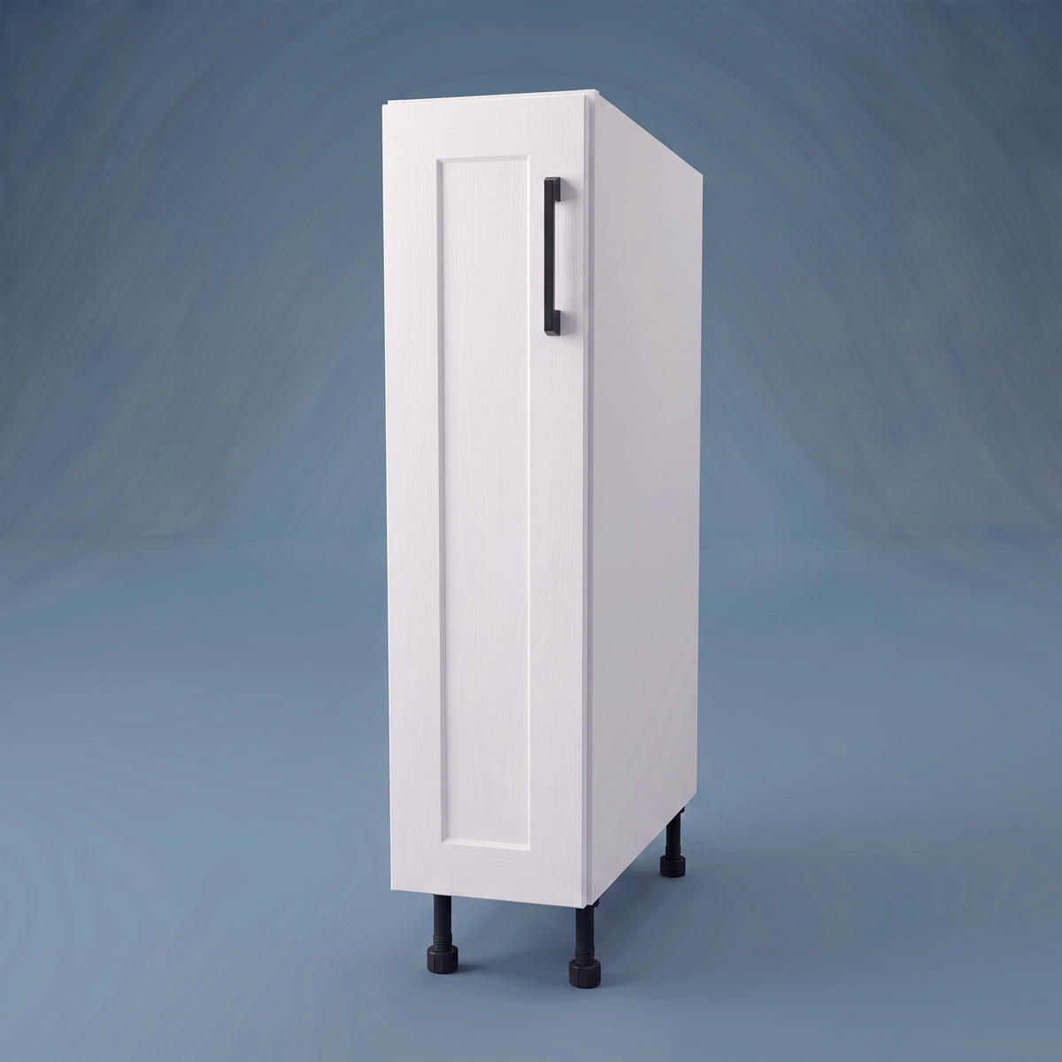 9" Wide Base Cabinet - Thermofoil Doors