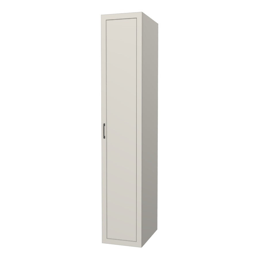 RTI Closets Basic Shelf & Open Closet Unit - 17" Wide - Painted Fronts