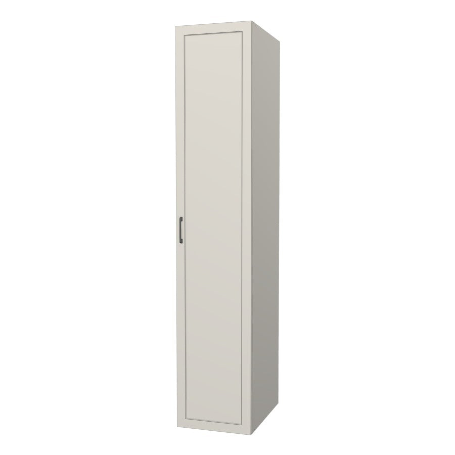 RTI Closets Basic Shelf & Open Closet Unit - 18" Wide - Thermofoil Fronts