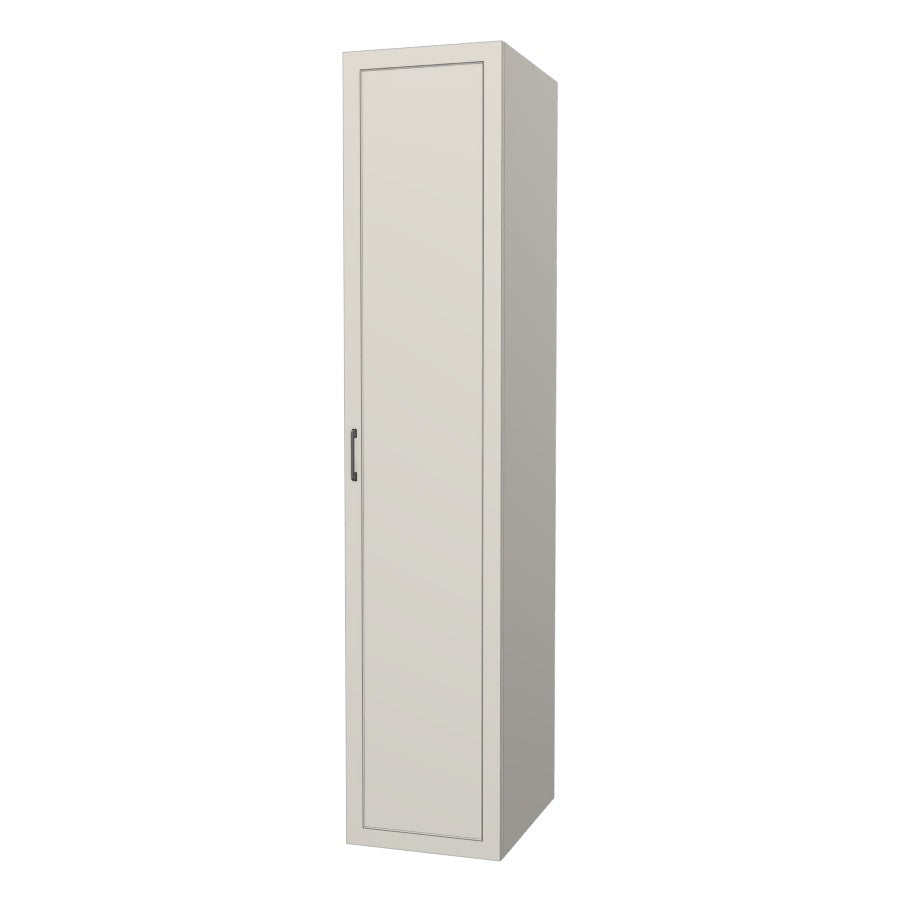 RTI Closets Basic Shelf & Open Closet Unit - 19" Wide - Painted Fronts