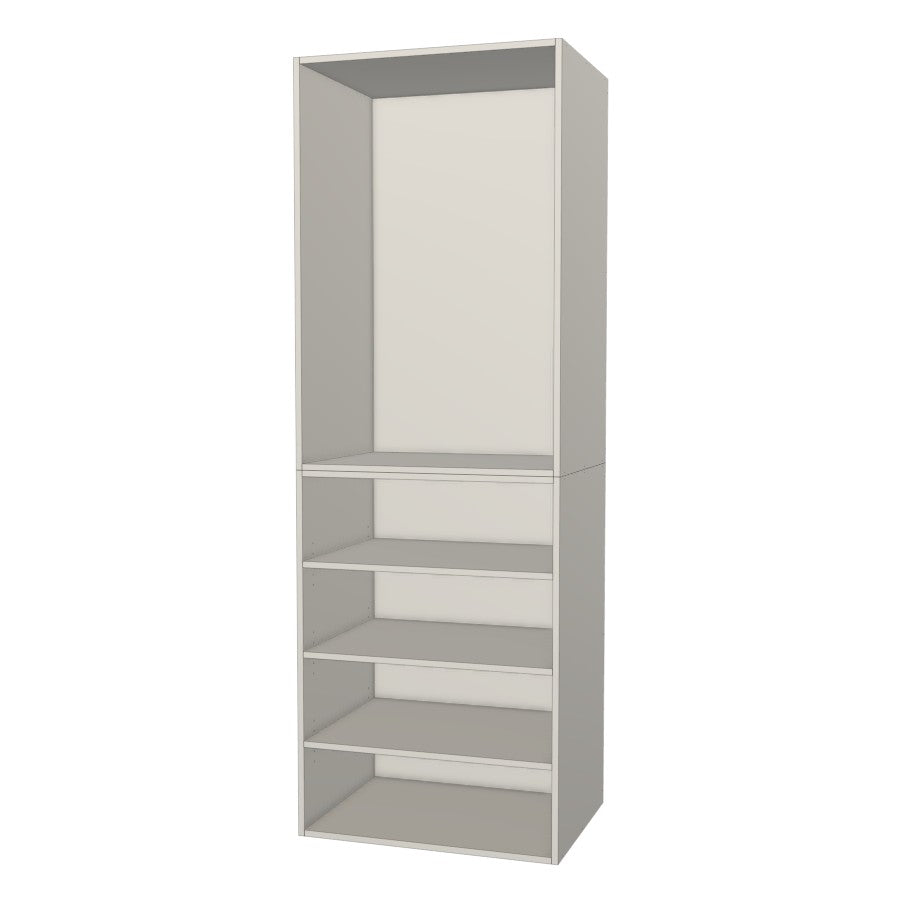 RTI Closets Basic Shelf & Open Closet Unit - 32" Wide - No Fronts