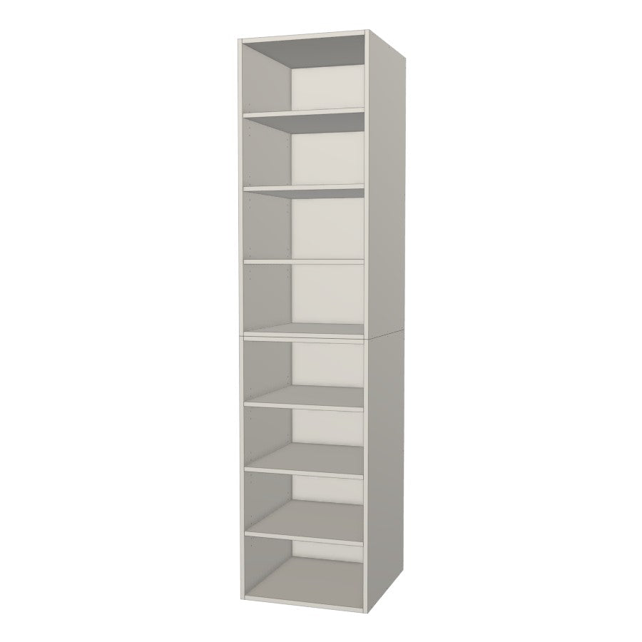 RTI Closets Basic Shelf Closet Unit - 22" Wide - Painted Fronts