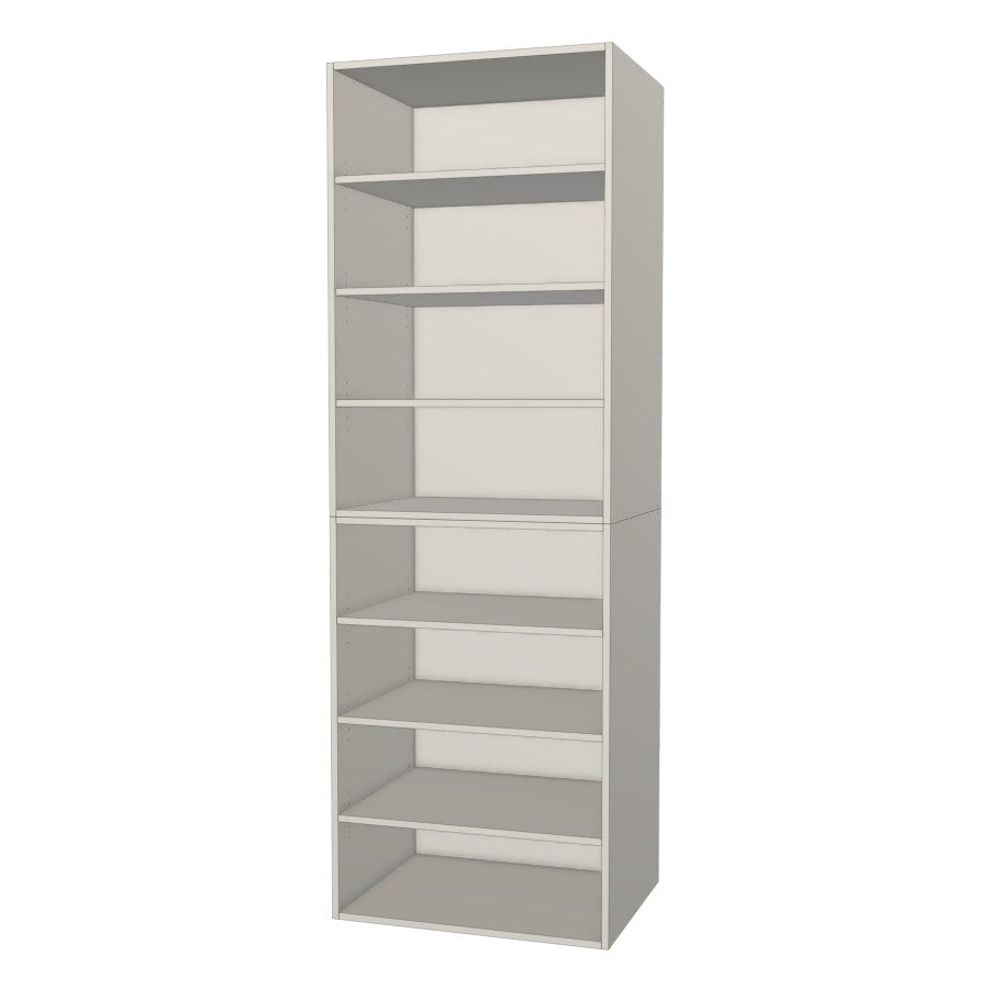 RTI Closets Basic Shelf Closet Unit - 31" Wide - No Fronts