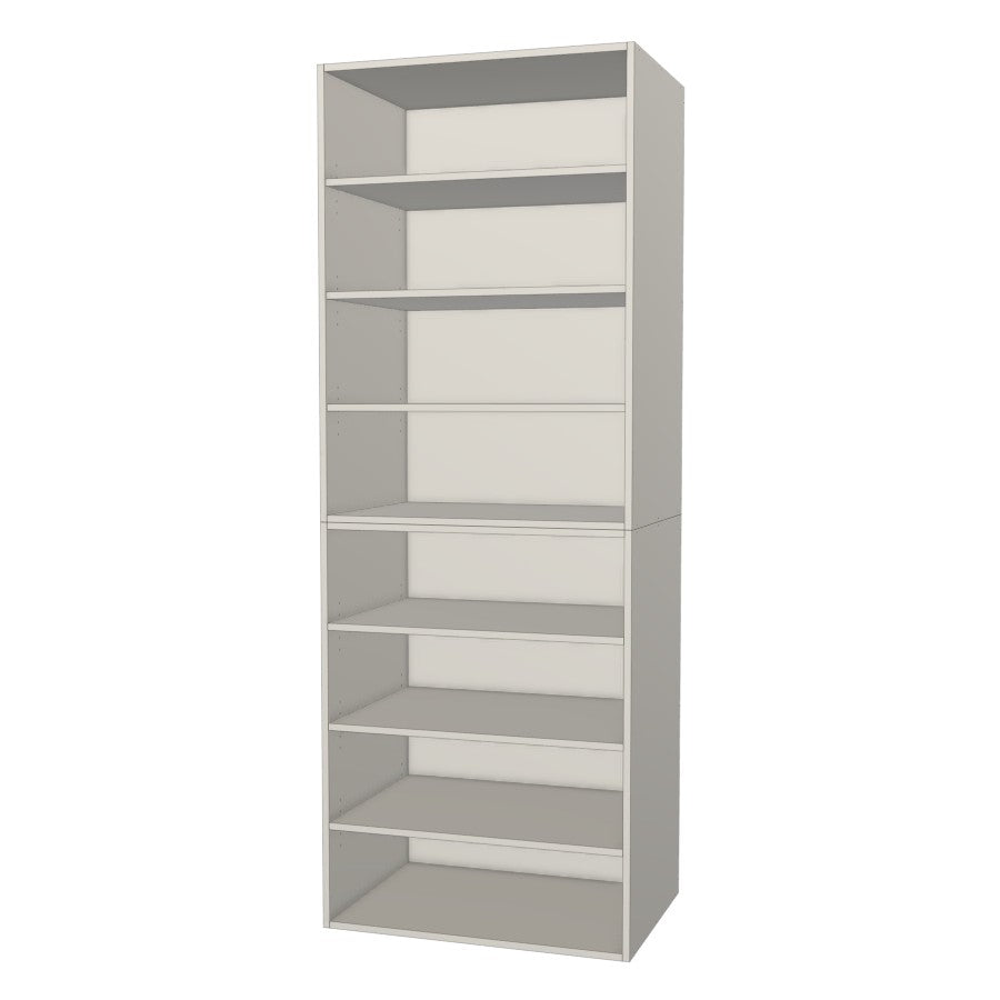 RTI Closets Basic Shelf Closet Unit - 34" Wide - Thermofoil Fronts