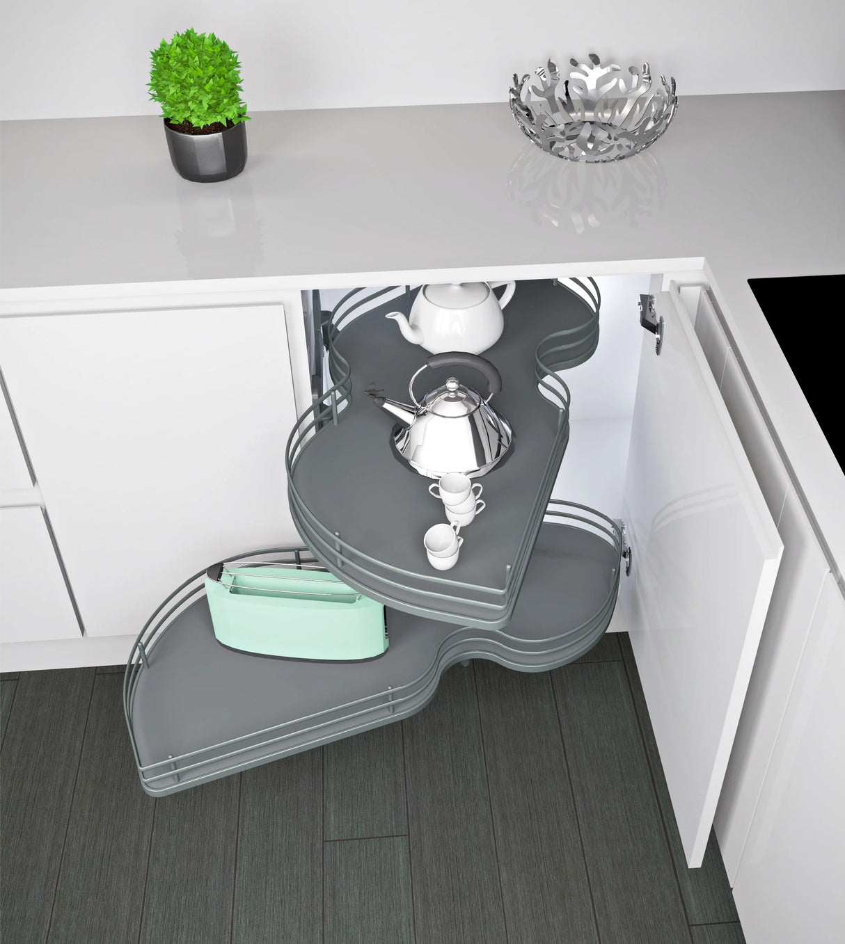 INOXA COMBI Peanut Shape Blind Corner - (XCB)