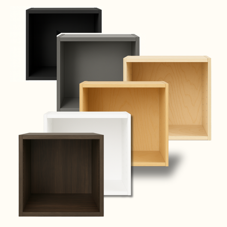 Cabinet Box visual highlighting material color 