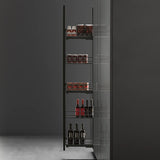 Premium Narrow Pantry Pullout - Grey - For 6" Pantry Cabinet and Up