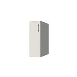 10" Wide Base Cabinet - (White Melamine Boxes - Flat Panel Doors)
