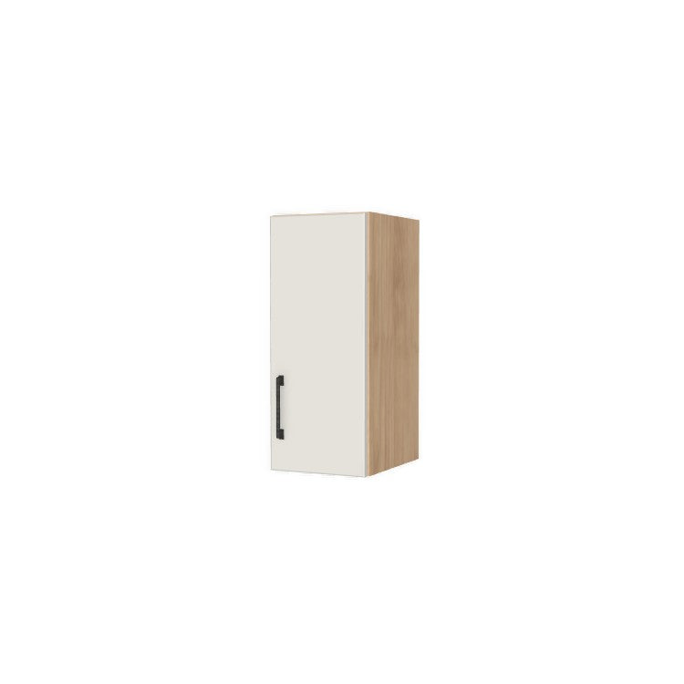 10" Wide x 24" High Wall Cabinet - (Ply Wood Boxes - Flat Panel Doors)