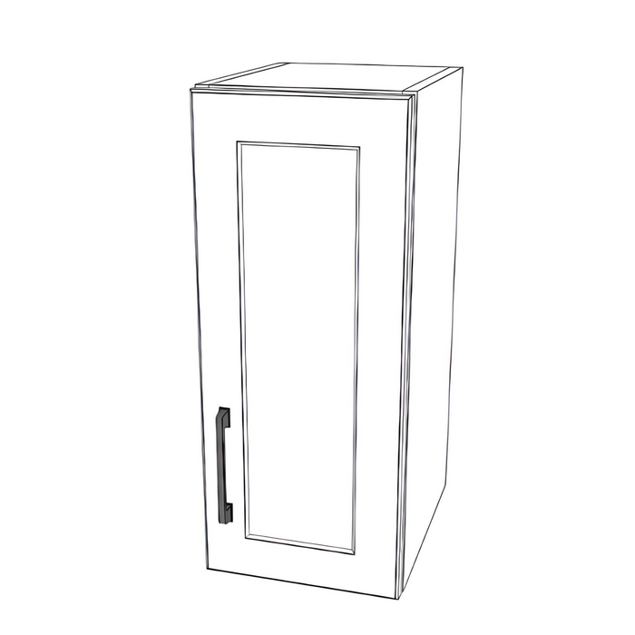 10" Wide x 24" High Wall Cabinet - Thermofoil Doors