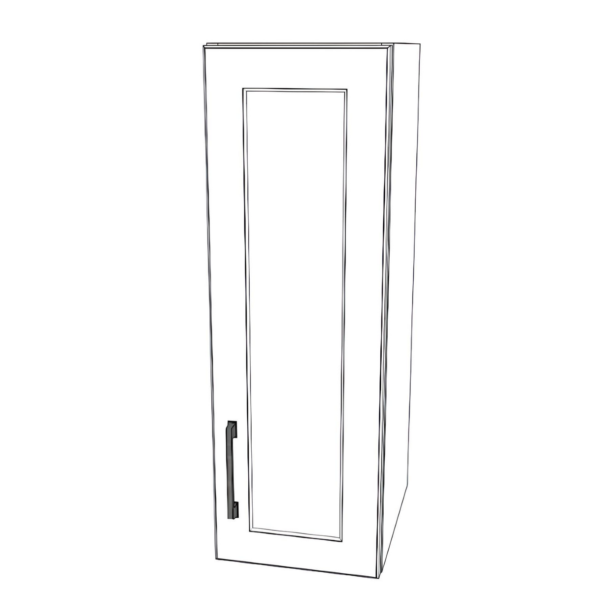 10" Wide x 30" High Wall Cabinet - Painted Doors
