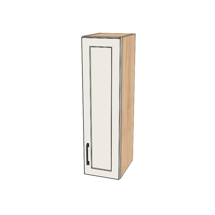 10" Wide x 36" High Wall Cabinet - (Hardrock Maple Melamine Boxes - Thermofoil Doors)