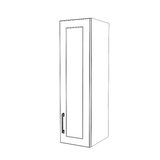 10" Wide x 36" High Wall Cabinet - Thermofoil Doors