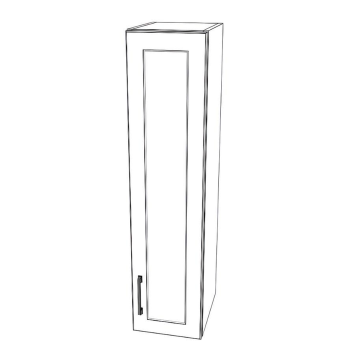10" Wide x 42" High Wall Cabinet - Thermofoil Doors