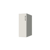 11" Wide Base Cabinet - (White Melamine Boxes - Flat Panel Doors)