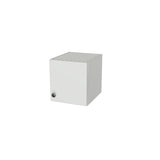 11" Wide x 12" High Wall Cabinet - (White Melamine Boxes - Flat Panel Doors)