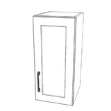 11" Wide x 24" High Wall Cabinet - Thermofoil Doors