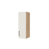 11" Wide x 34" High Wall Cabinet - (Ply Wood Boxes - Flat Panel Doors)