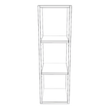 11" Wide x 36" High Wall Cabinet - Thermofoil Doors