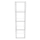 11" Wide x 42" High Wall Cabinet - Thermofoil Doors