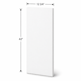 42" High Wall Cabinets - 12 3/4" Width x 42" High - Finished Side Panel