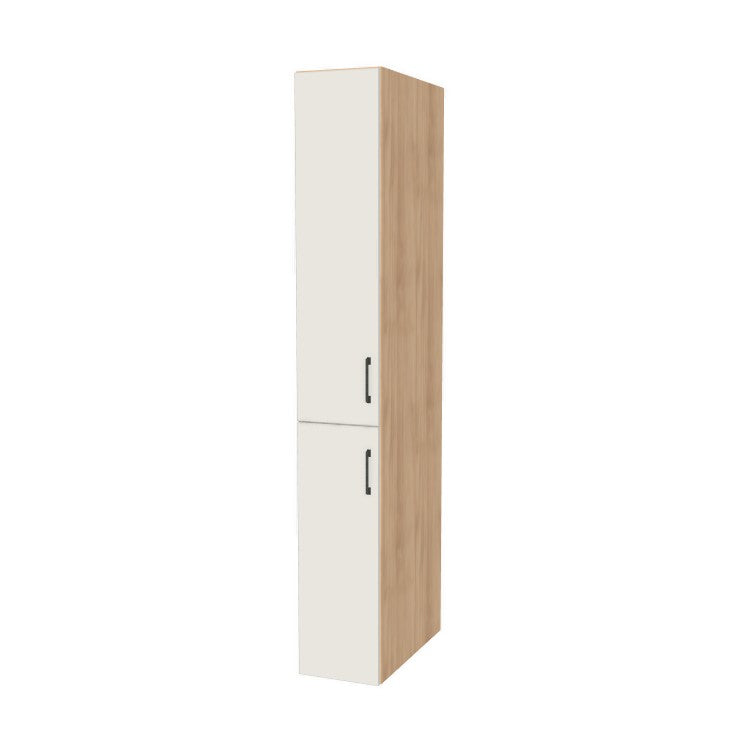 12" Wide Tall Pantry Cabinet - (Ply Wood Boxes - Flat Panel Doors) 24 D