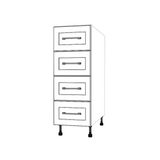12" Wide Drawer Cabinet - Thermofoil Doors