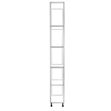 13" Wide Tall Pantry Cabinet - Painted Doors