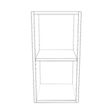 12" Wide x 24" High Wall Cabinet - Thermofoil Doors