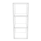 12" Wide x 30" High Wall Cabinet - Thermofoil Doors