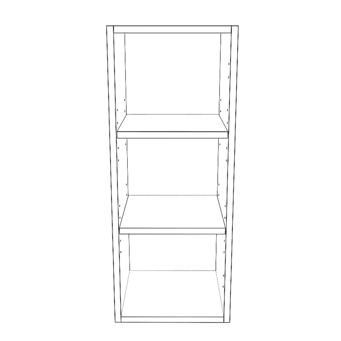 12" Wide x 30" High Wall Cabinet - Painted Doors