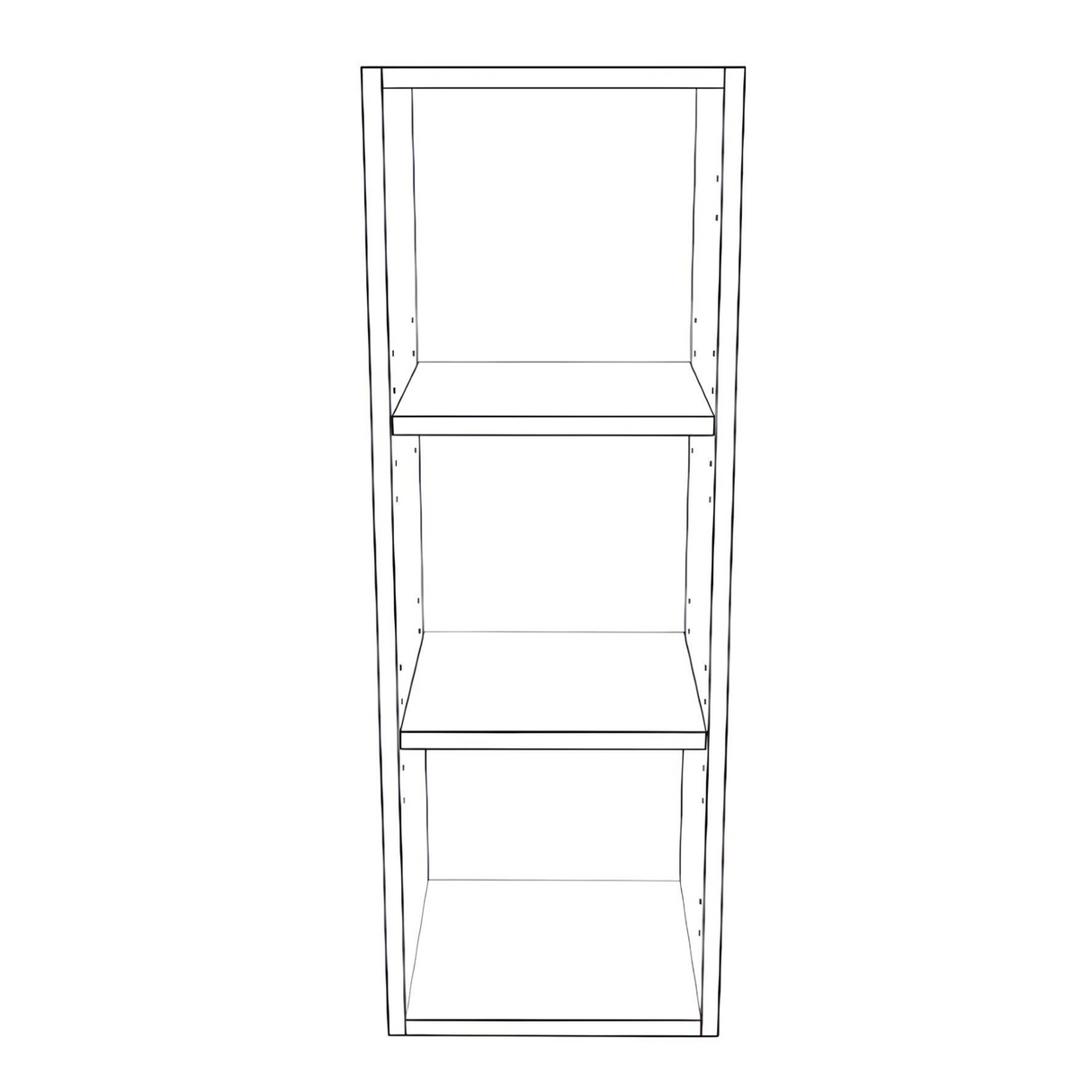 12" Wide x 34" High Wall Cabinet - Painted Doors