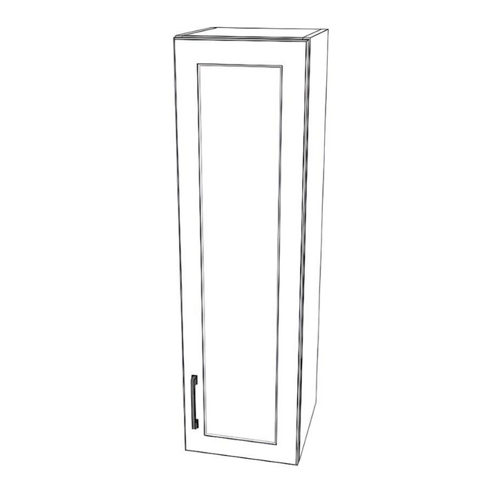 12" Wide x 42" High Wall Cabinet - Thermofoil Doors