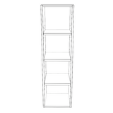 12" Wide x 42" High Wall Cabinet - Painted Doors