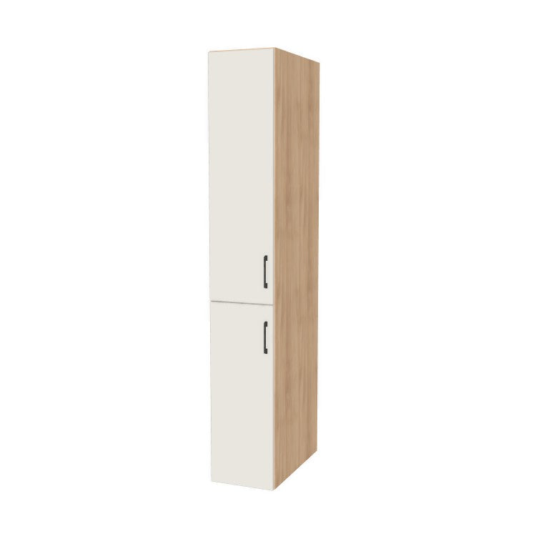 13" Wide Tall Pantry Cabinet - (Ply Wood Boxes - Flat Panel Doors) 24 D