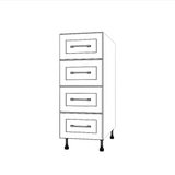 13" Wide Drawer Cabinet - Painted Doors