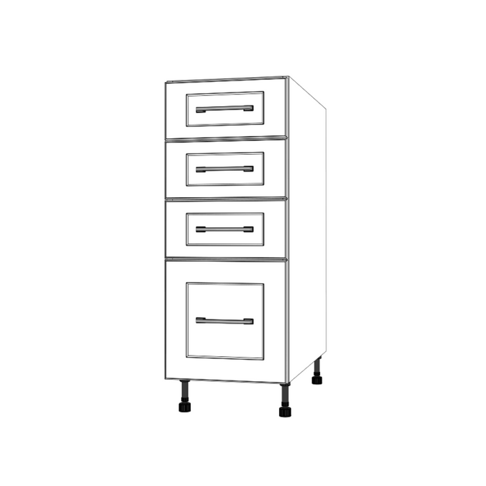 13" Wide Drawer Cabinet - Thermofoil Doors