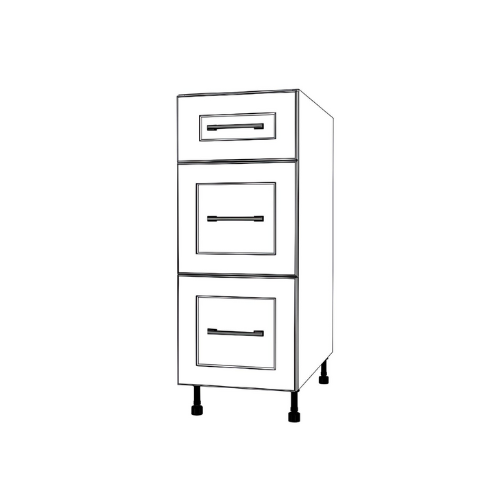 13" Wide Drawer Cabinet - Painted Doors