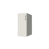 13" Wide Base Cabinet - (White Melamine Boxes - Flat Panel Doors)