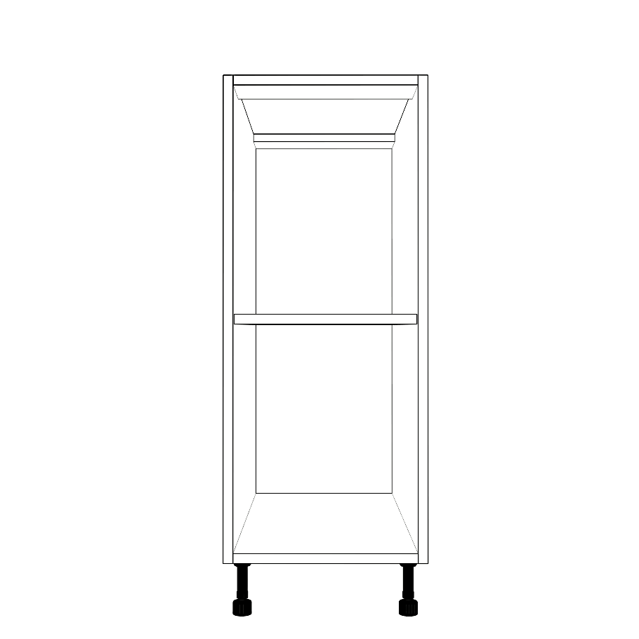 13" Wide Base Cabinet - Thermofoil Doors
