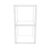 13" Wide x 24" High Wall Cabinet - Painted Doors