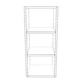 13" Wide x 30" High Wall Cabinet - Thermofoil Doors